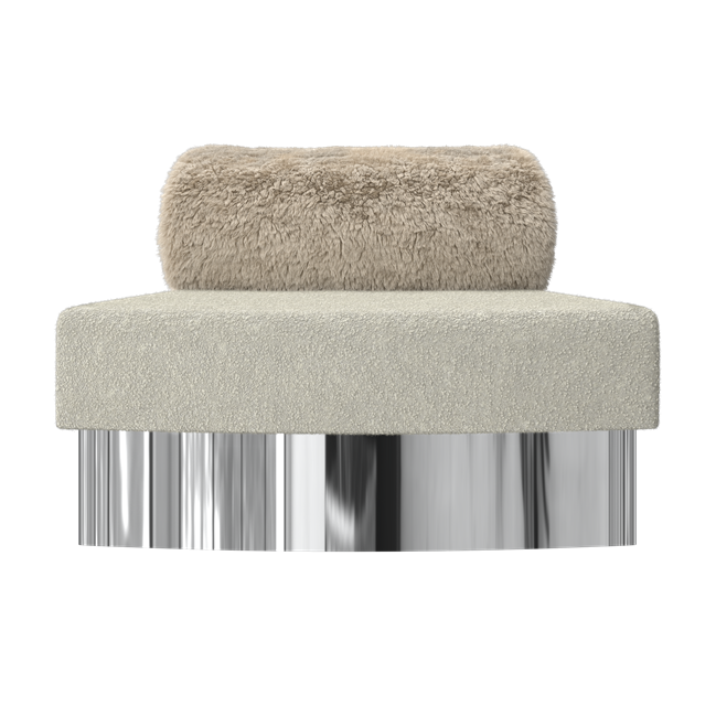 Zeon Modular Lounge Convex - Faux Fur Cover